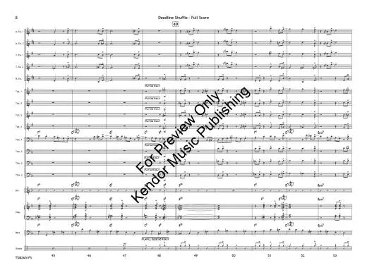 Deadline Shuffle - Tomaro - Jazz Ensemble - Gr. 3