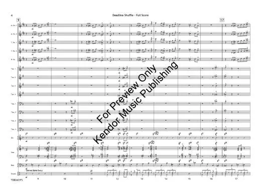 Deadline Shuffle - Tomaro - Jazz Ensemble - Gr. 3
