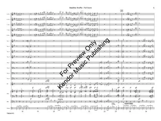 Deadline Shuffle - Tomaro - Jazz Ensemble - Gr. 3