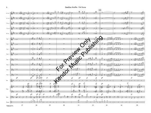 Deadline Shuffle - Tomaro - Jazz Ensemble - Gr. 3