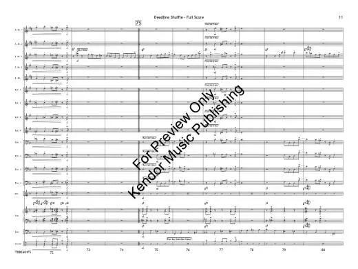 Deadline Shuffle - Tomaro - Jazz Ensemble - Gr. 3
