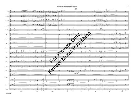 Uncommon Zentz - Tomaro - Jazz Ensemble - Gr. 4