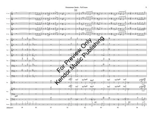 Uncommon Zentz - Tomaro - Jazz Ensemble - Gr. 4