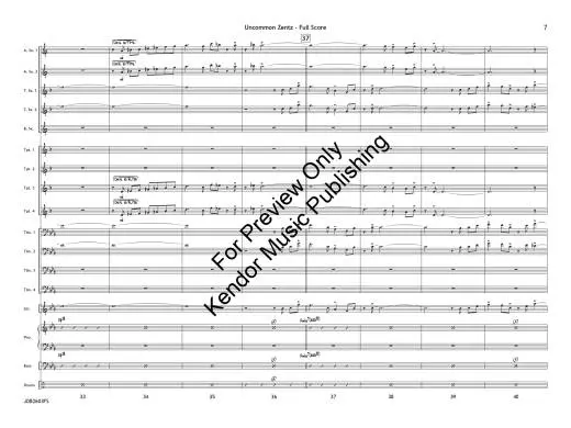 Uncommon Zentz - Tomaro - Jazz Ensemble - Gr. 4