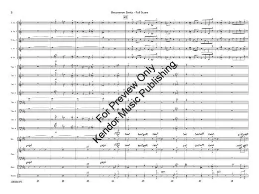 Uncommon Zentz - Tomaro - Jazz Ensemble - Gr. 4