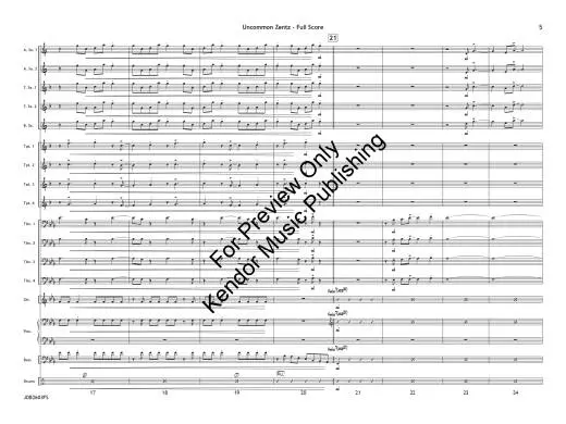 Uncommon Zentz - Tomaro - Jazz Ensemble - Gr. 4