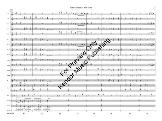 Mambo Caliente - Beach - Jazz Ensemble - Gr. 4
