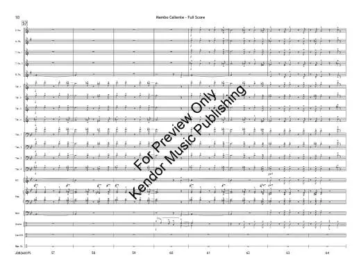 Mambo Caliente - Beach - Jazz Ensemble - Gr. 4