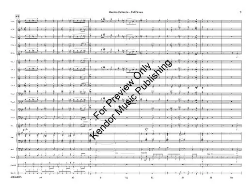 Mambo Caliente - Beach - Jazz Ensemble - Gr. 4