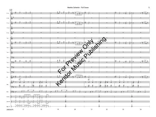 Mambo Caliente - Beach - Jazz Ensemble - Gr. 4