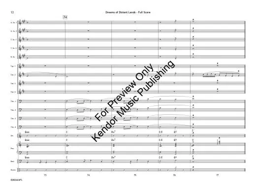 Dreams of Distant Lands - Shutack - Trumpet/Jazz Ensemble - Gr. 2