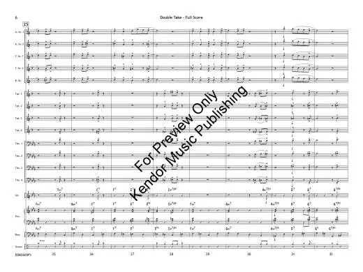 Double Take - Beach - Jazz Ensemble - Gr. 2