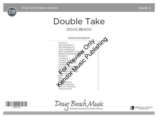 Double Take - Beach - Jazz Ensemble - Gr. 2