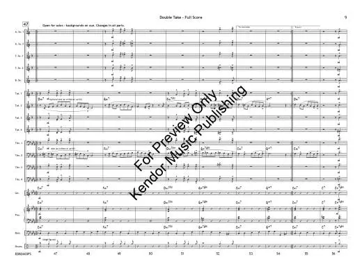 Double Take - Beach - Jazz Ensemble - Gr. 2