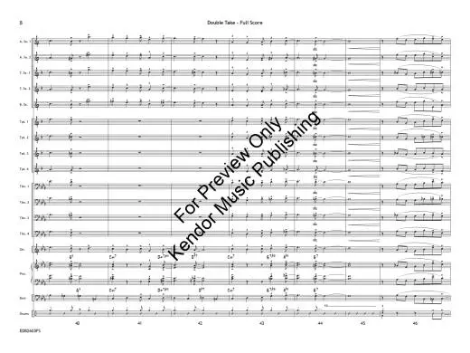 Double Take - Beach - Jazz Ensemble - Gr. 2
