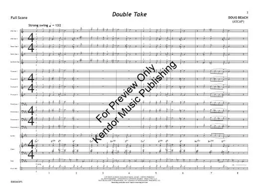 Double Take - Beach - Jazz Ensemble - Gr. 2