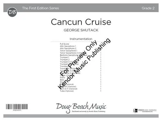 Cancun Cruise - Shutack - Jazz Ensemble - Gr. 2