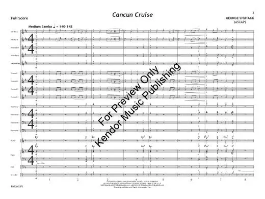 Cancun Cruise - Shutack - Jazz Ensemble - Gr. 2