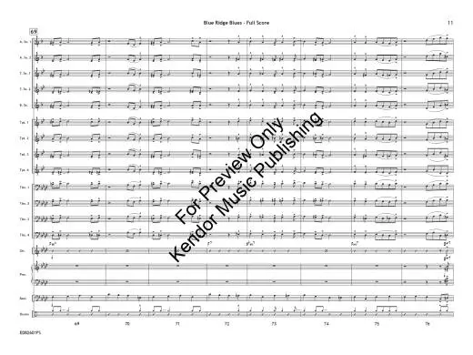 Blue Ridge Blues - Beach - Jazz Ensemble - Gr. 2