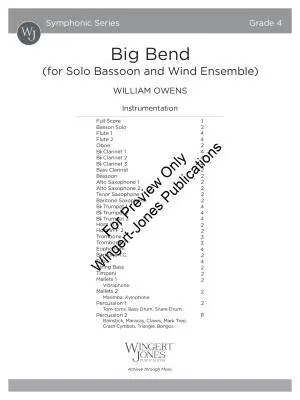 Big Bend - Owens - Bassoon/Concert Band - Gr. 4