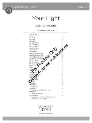 Your Light - Hobbs - Concert Band - Gr. 4