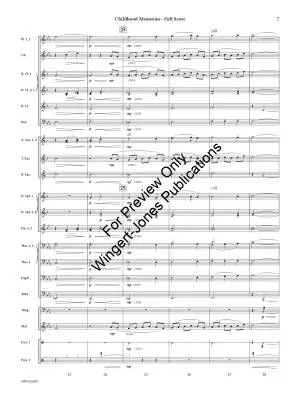 Childhood Memories - Dunford - Concert Band - Gr. 3