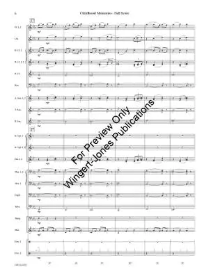 Childhood Memories - Dunford - Concert Band - Gr. 3