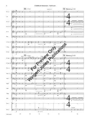 Childhood Memories - Dunford - Concert Band - Gr. 3