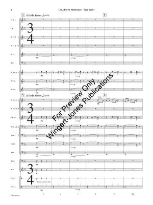 Childhood Memories - Dunford - Concert Band - Gr. 3