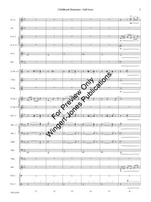 Childhood Memories - Dunford - Concert Band - Gr. 3