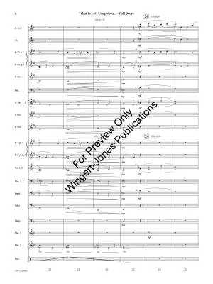 What Is Left Unspoken... - Jones - Concert Band - Gr. 3