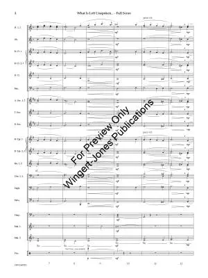 What Is Left Unspoken... - Jones - Concert Band - Gr. 3