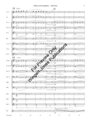 What Is Left Unspoken... - Jones - Concert Band - Gr. 3