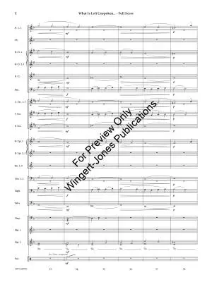 What Is Left Unspoken... - Jones - Concert Band - Gr. 3