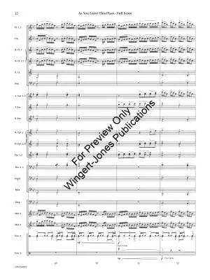 As You Leave This Place - Sciaino - Concert Band - Gr. 3.5
