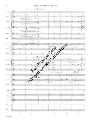 As You Leave This Place - Sciaino - Concert Band - Gr. 3.5