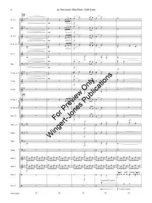 As You Leave This Place - Sciaino - Concert Band - Gr. 3.5
