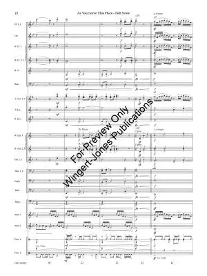As You Leave This Place - Sciaino - Concert Band - Gr. 3.5