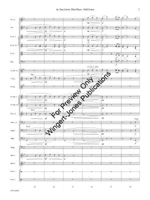 As You Leave This Place - Sciaino - Concert Band - Gr. 3.5