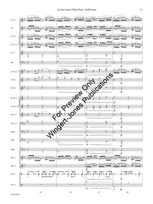 As You Leave This Place - Sciaino - Concert Band - Gr. 3.5