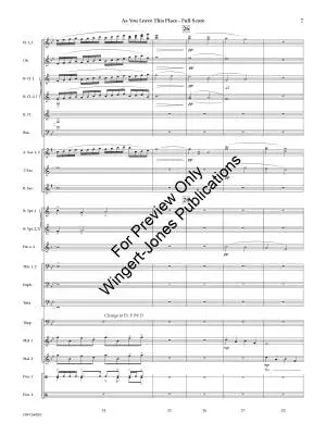 As You Leave This Place - Sciaino - Concert Band - Gr. 3.5