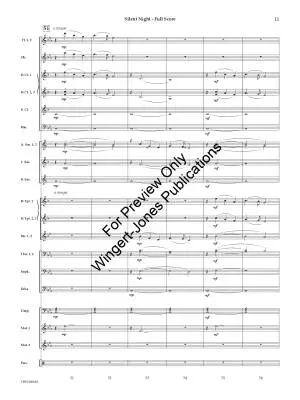 Silent Night - Mohr/Gruber/Jones - Concert Band - Gr. 3