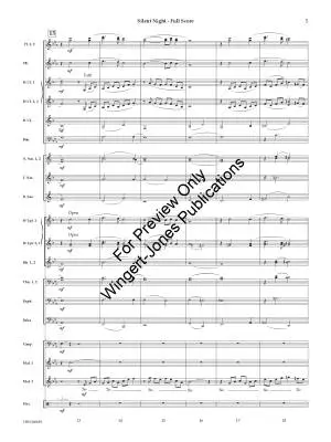 Silent Night - Mohr/Gruber/Jones - Concert Band - Gr. 3