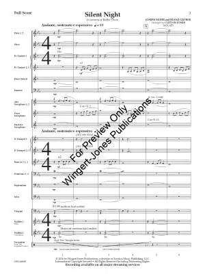 Silent Night - Mohr/Gruber/Jones - Concert Band - Gr. 3
