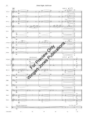 Silent Night - Mohr/Gruber/Jones - Concert Band - Gr. 3