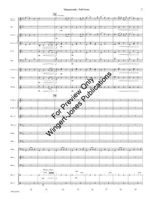 Masquerade - Chambers - Concert Band - Gr. 3.5
