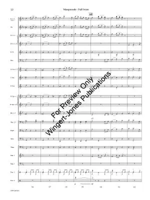 Masquerade - Chambers - Concert Band - Gr. 3.5