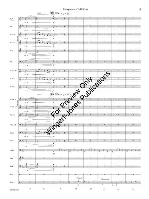 Masquerade - Chambers - Concert Band - Gr. 3.5