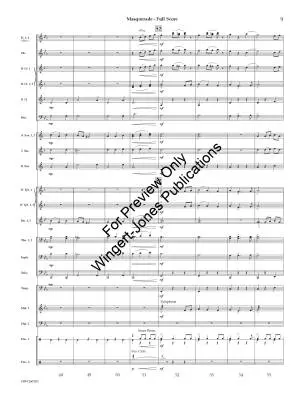 Masquerade - Chambers - Concert Band - Gr. 3.5