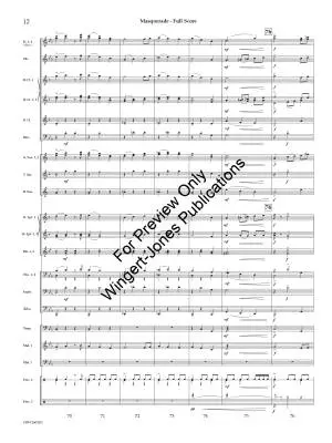 Masquerade - Chambers - Concert Band - Gr. 3.5